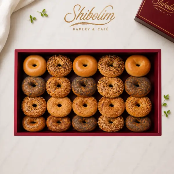 Assorted Small Bagel platter 12 pcs
